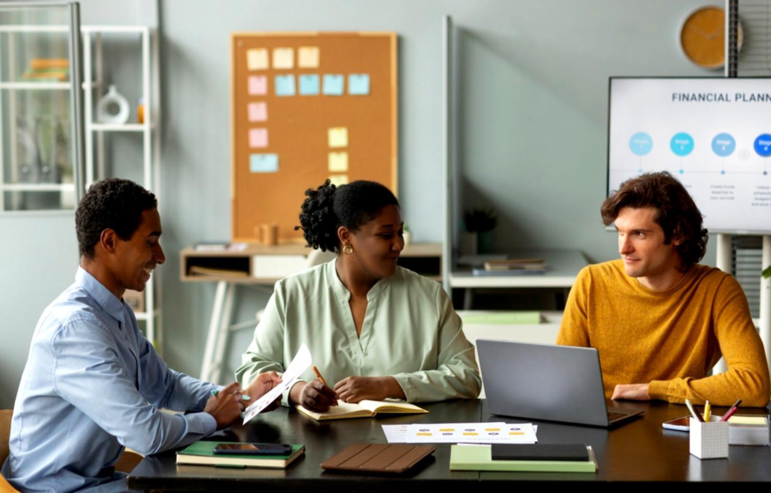 Moderne Finanzplanung am Arbeitsplatz